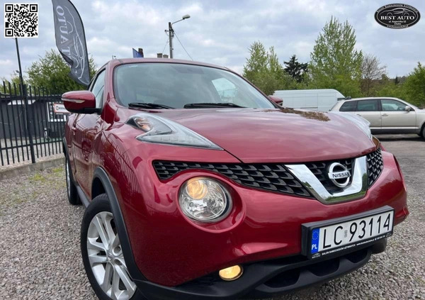 Nissan Juke cena 48500 przebieg: 144000, rok produkcji 2015 z Radymno małe 781